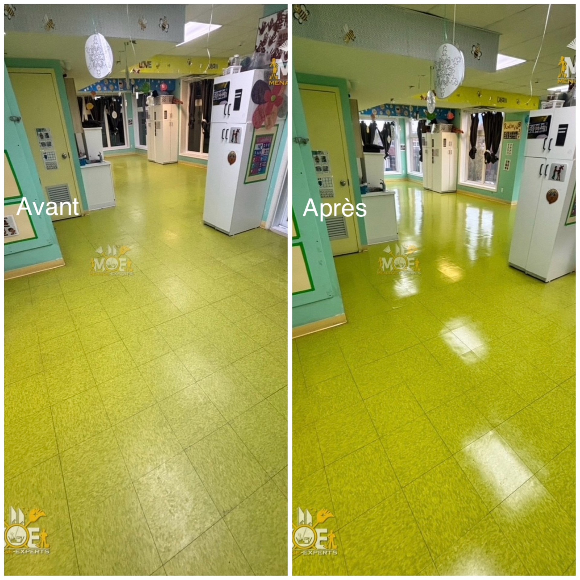 stripping scrubbing waxing and polishing