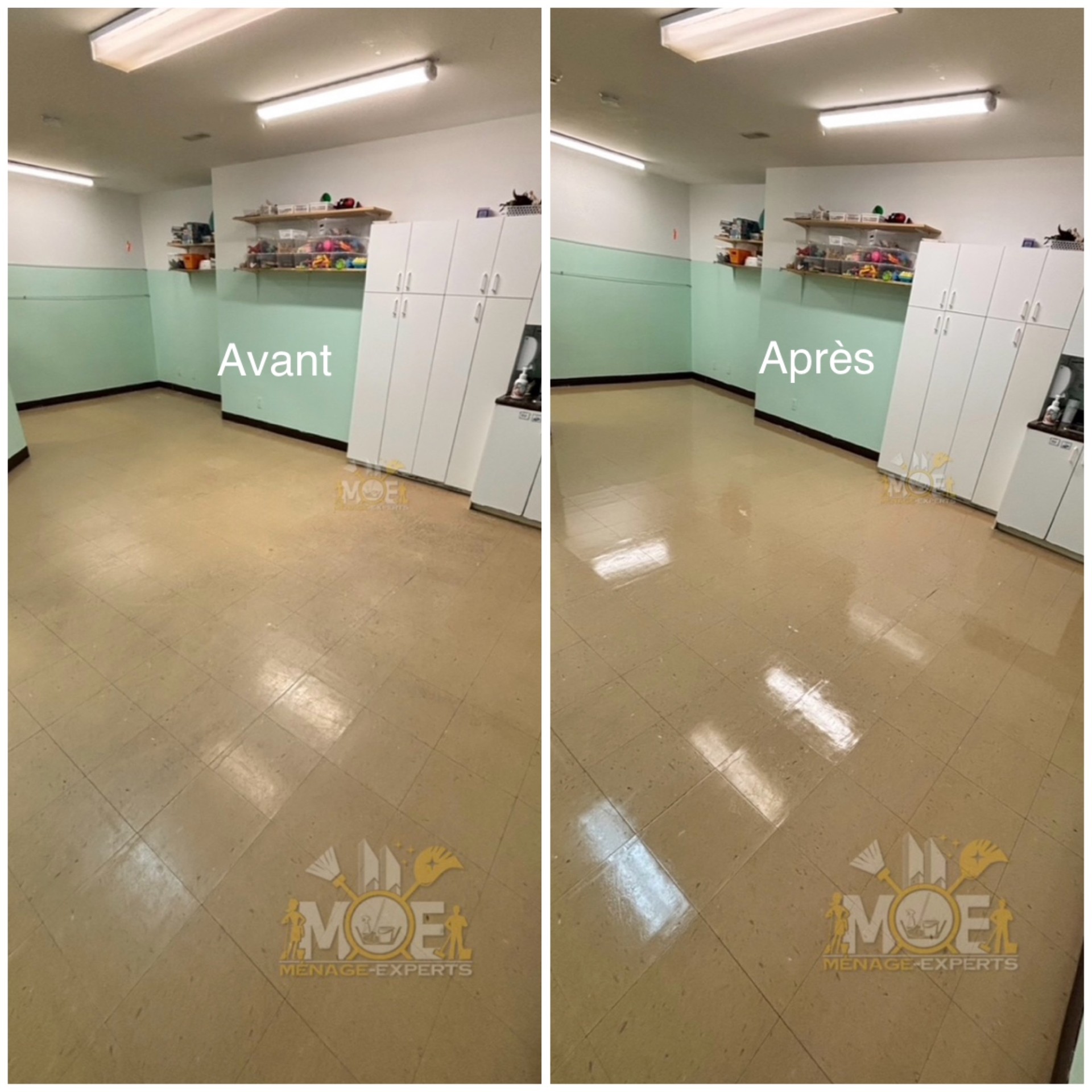 stripping scrubbing waxing and polishing