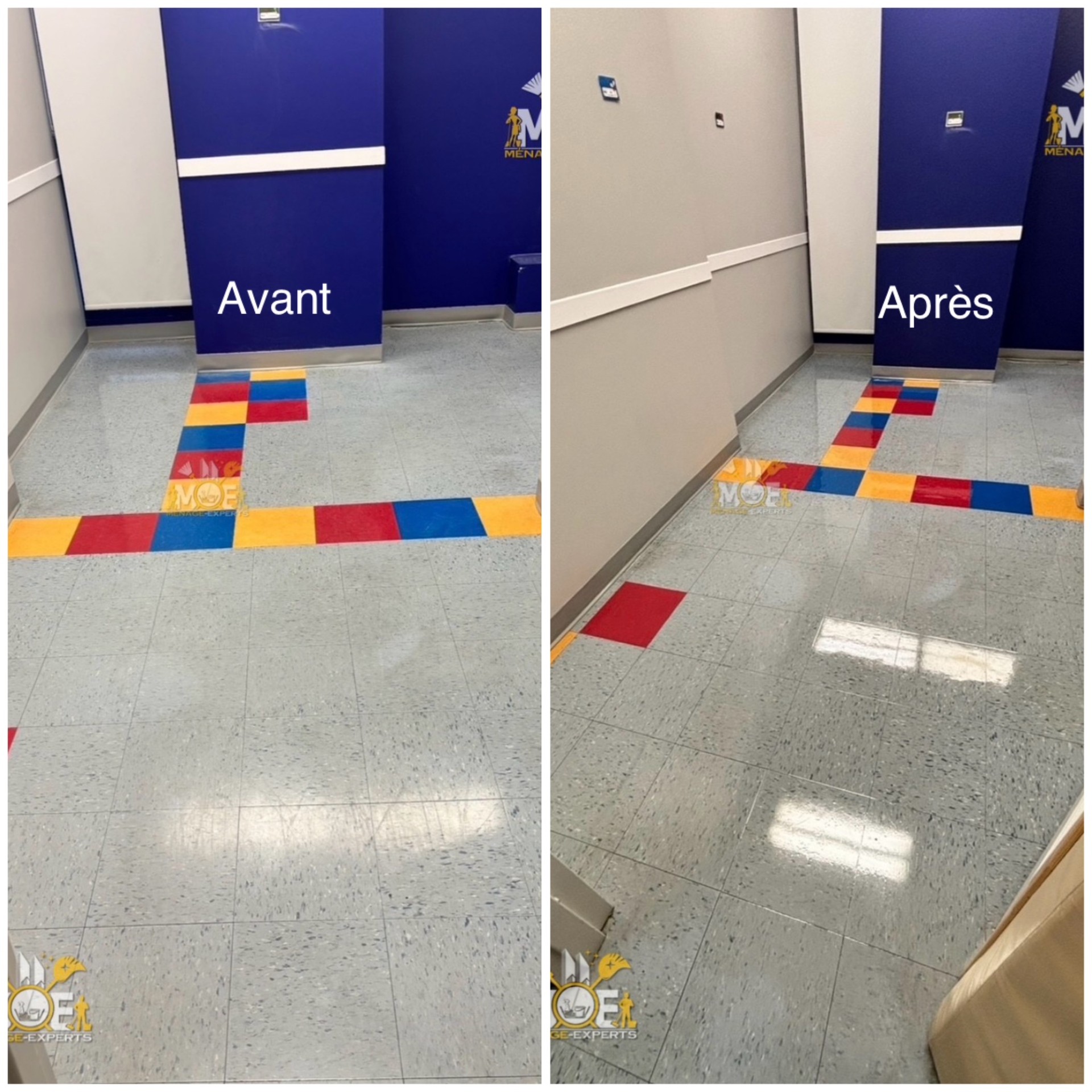 stripping scrubbing waxing and polishing