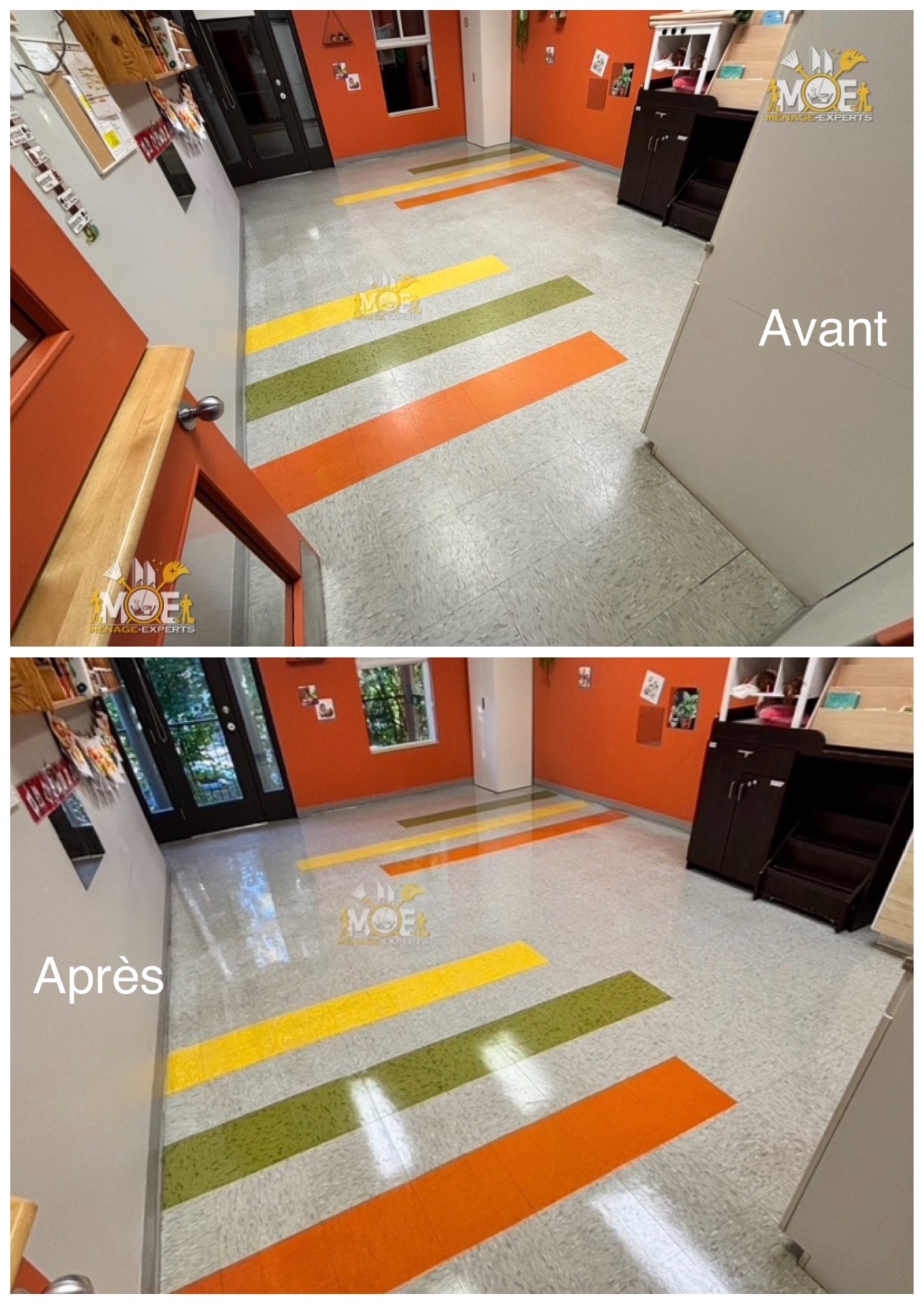 stripping scrubbing waxing and polishing