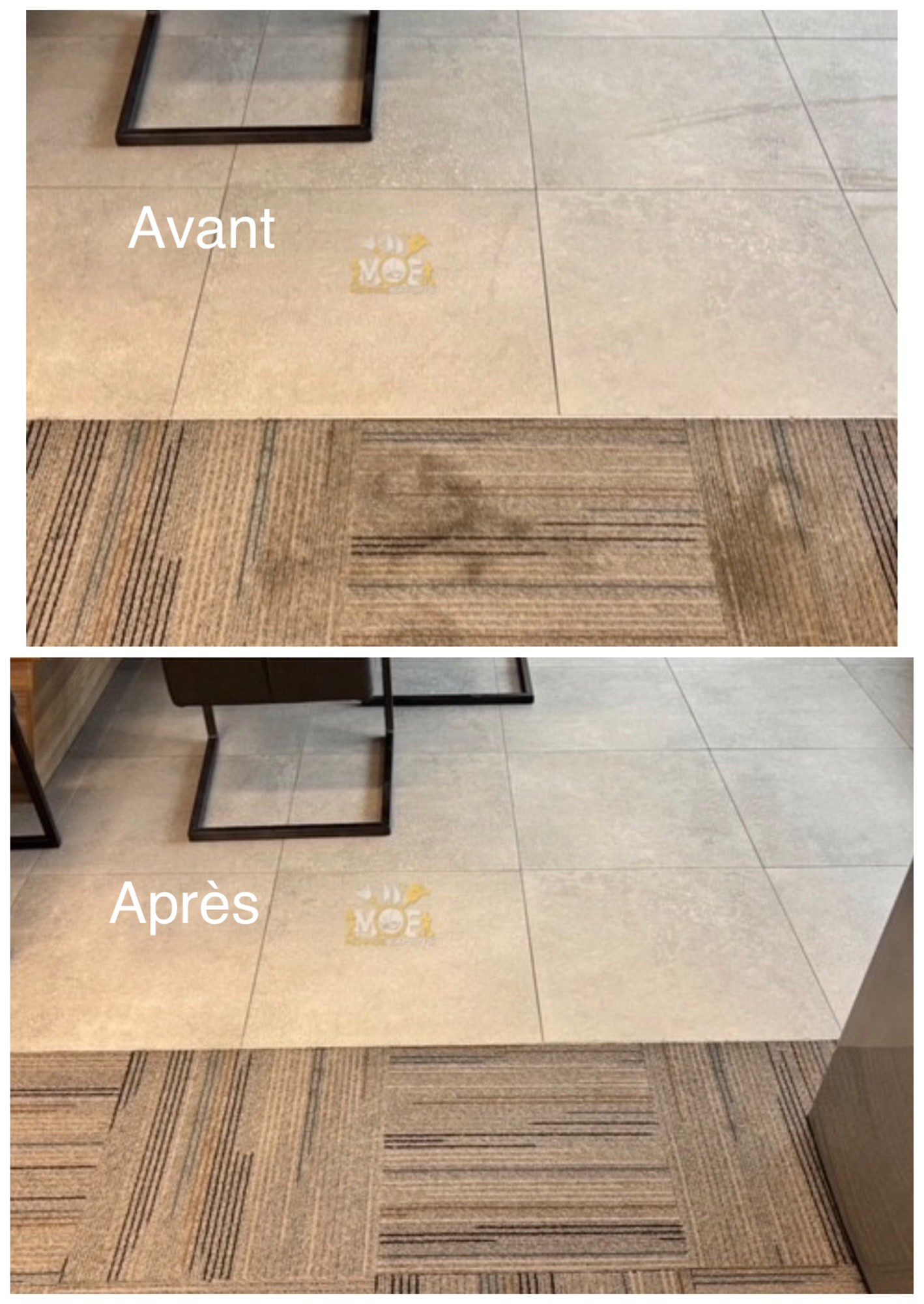 Nettoyage de tapis commercial