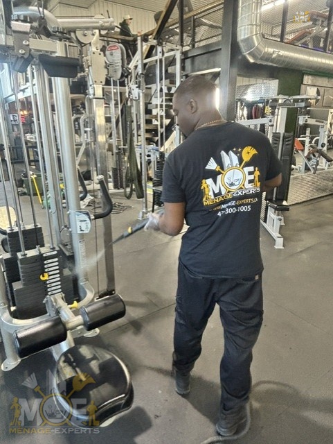 Nettoyage commercial de gym
