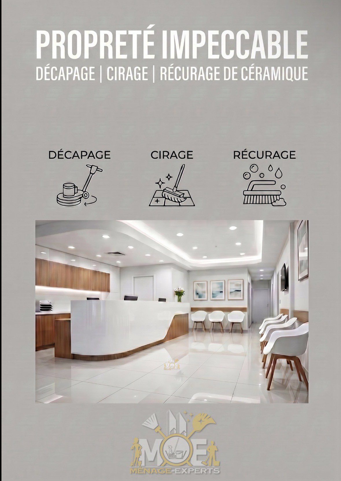 Nettoyage des cliniques médicales