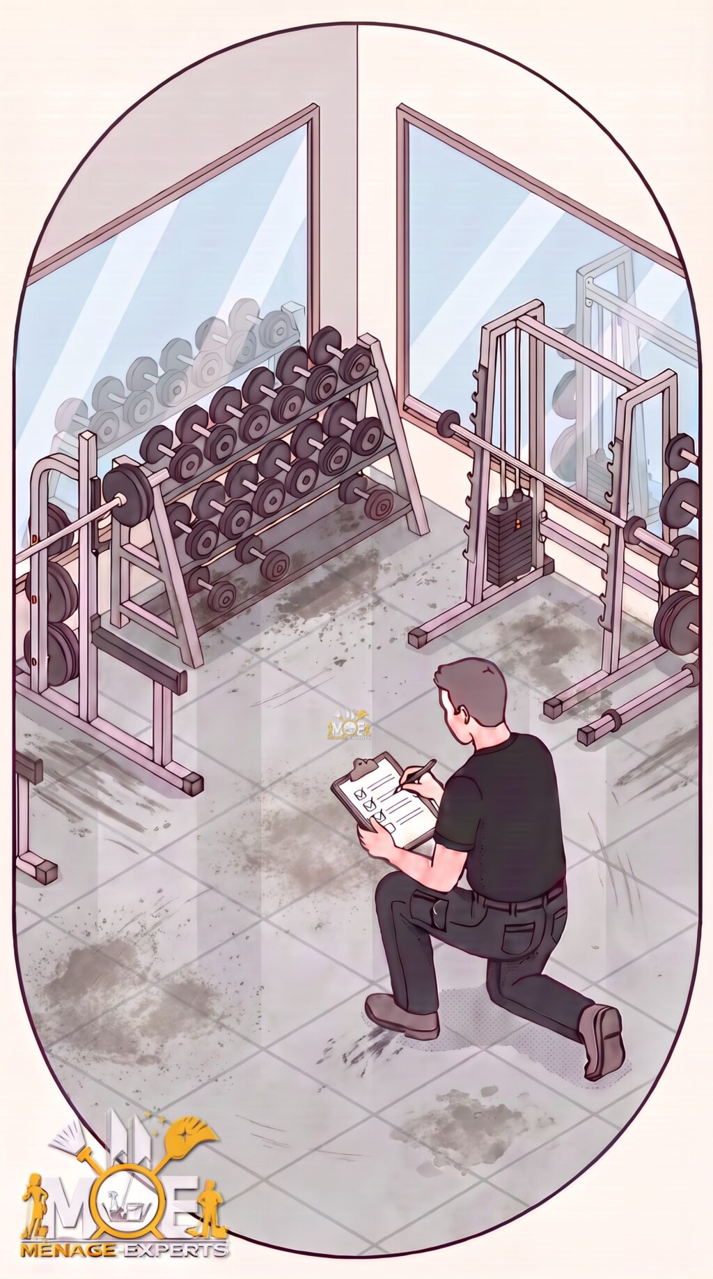 Nettoyage commerciale gym