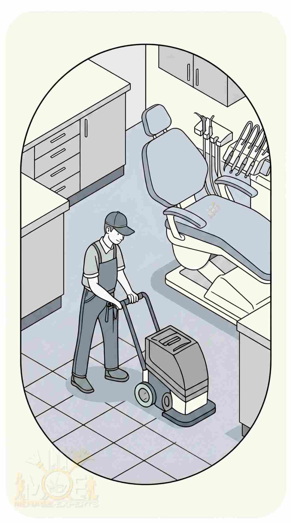 Entretien ménager de clinique